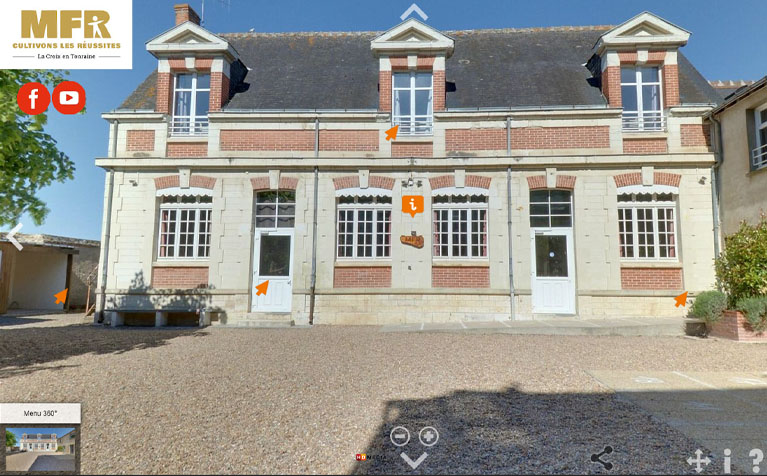 Visite virtuelle de la MFR La Croix en Touraine
